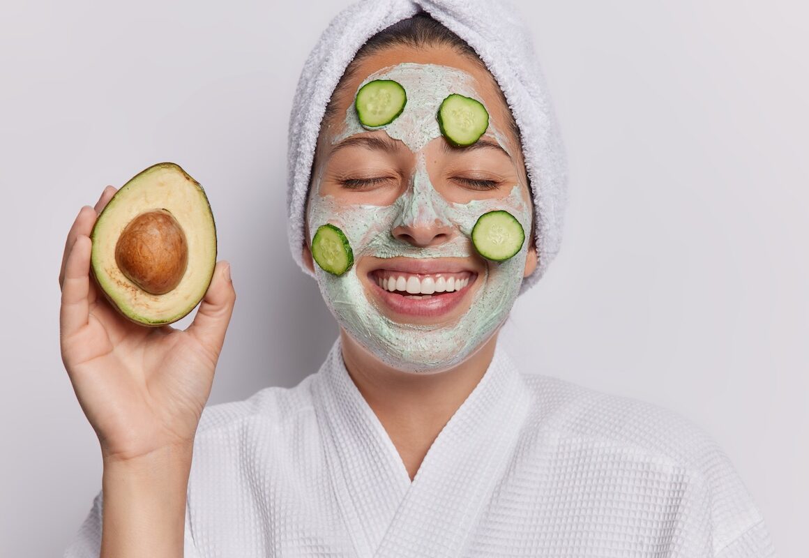 Domowa maseczka na twarz z ogórkami