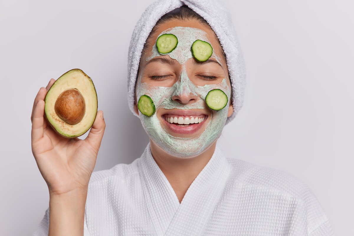 Domowa maseczka na twarz z ogórkami