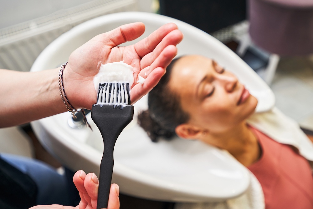 Domowa odżywka do włosów nakładana pędzlem