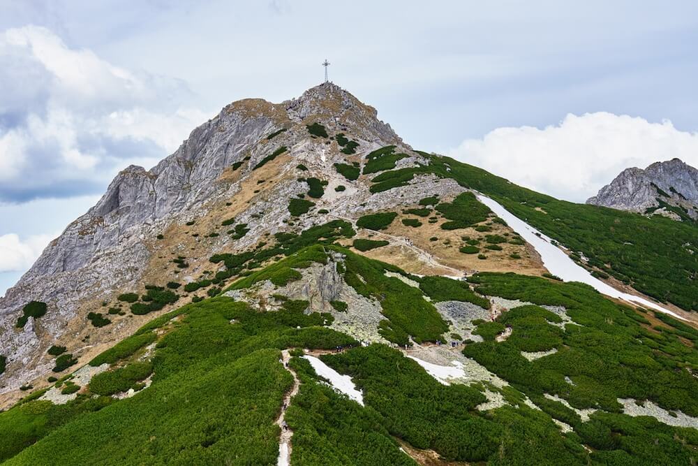 Krzyż na szczycie Giewontu 