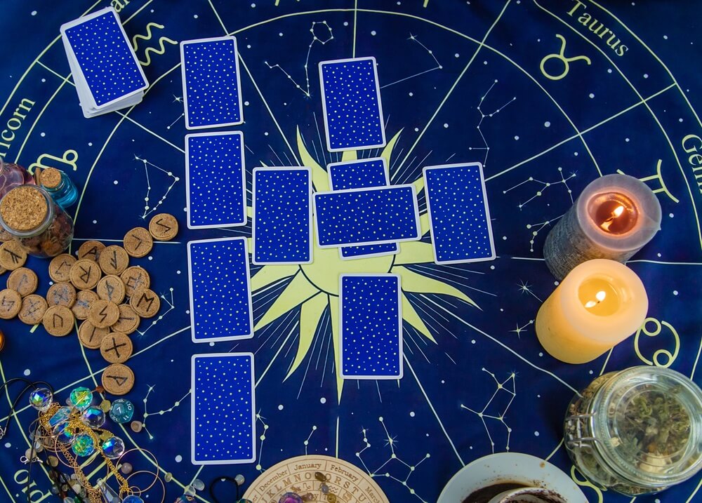 Krzyż celtycki w tarocie