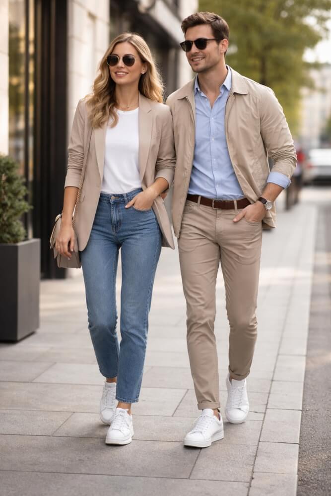 dress code casual idealny na spacer