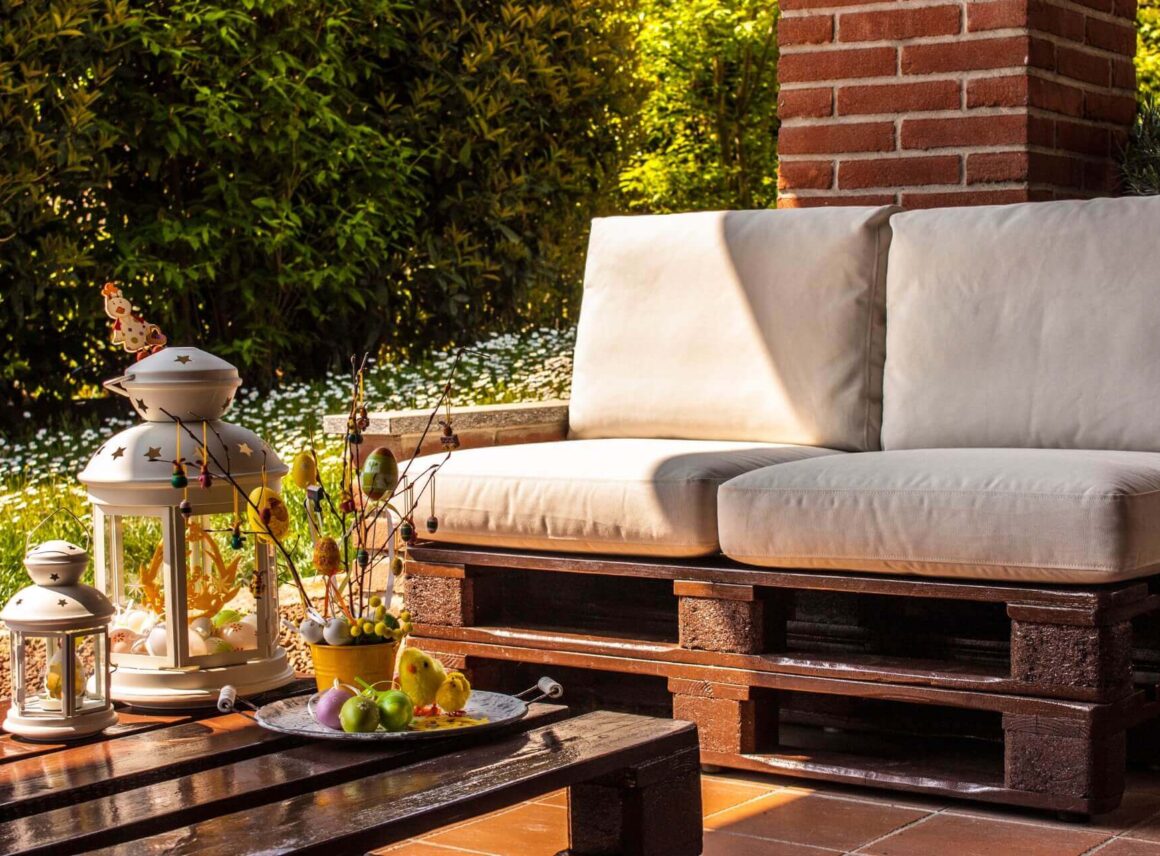 cuda z palet do ogrodu - inspiracje