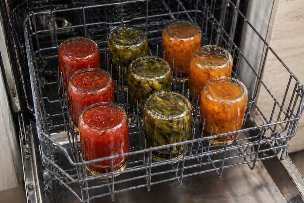 jak pasteryzować słoiki w zmywarce 