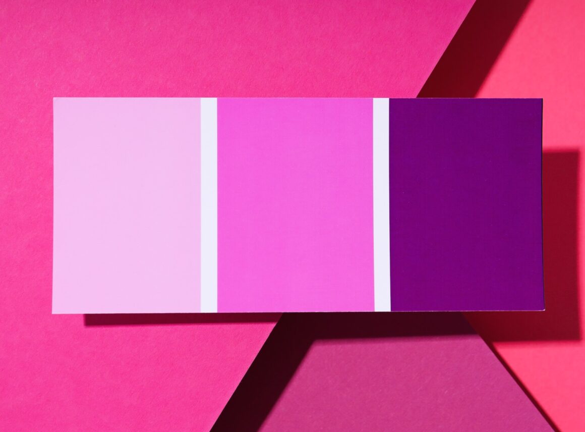 kolor magenta - paleta